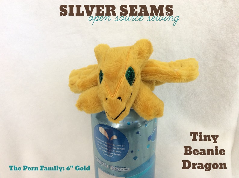 Beanie Style Tiny Gold Dragon