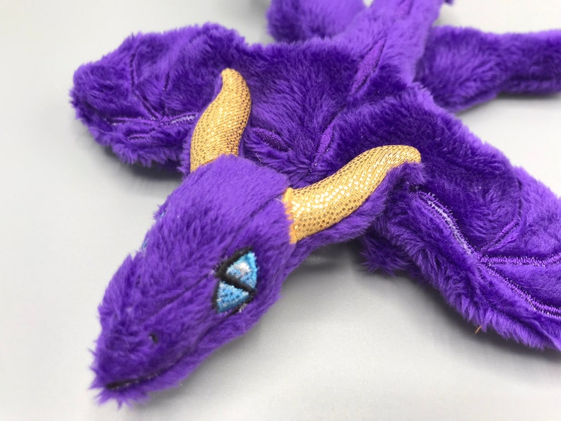 Conception en peluche Dragon In-The-Hoop ITH image 8