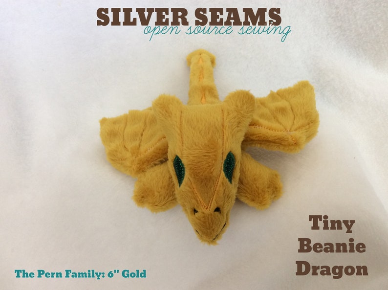 Beanie Style Tiny Gold Dragon