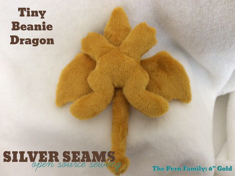 Beanie Style Tiny Gold Dragon
