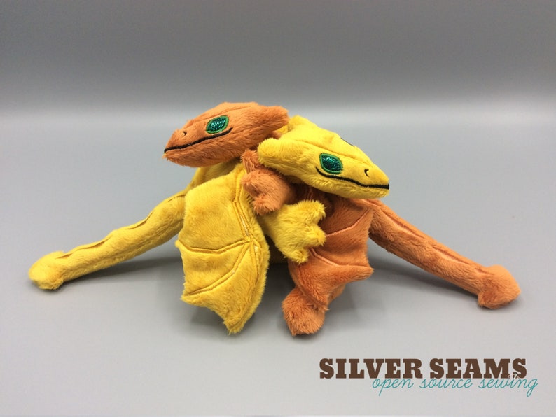 In-The-Hoop ITH Dragon Plush Design image 6