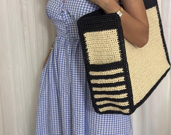 Crochet Oversized Tote Bag