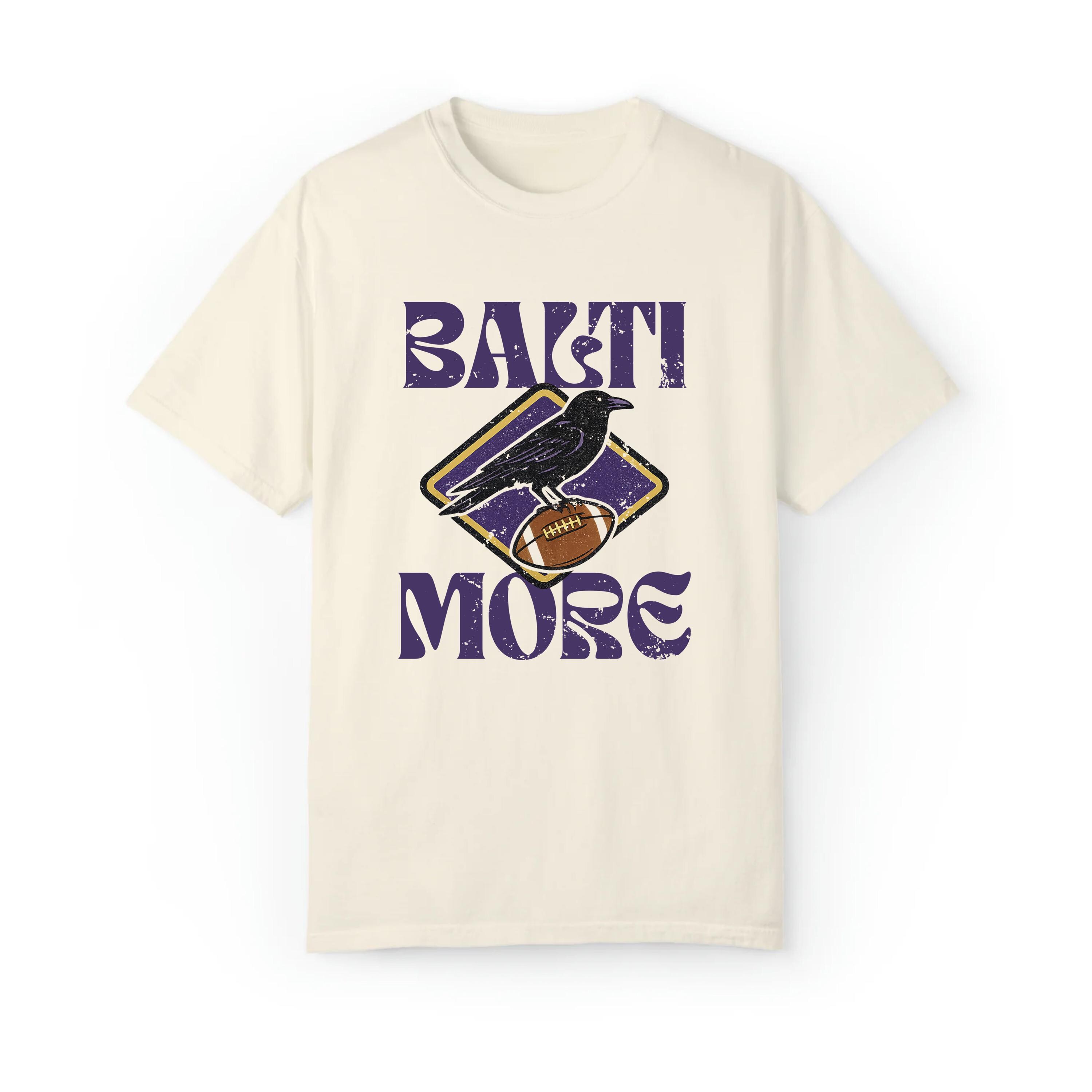 DAMAGE フットボールT ゲームT ダメージ加工のボルチモア フットボールTシャツ | ヴィンテージ