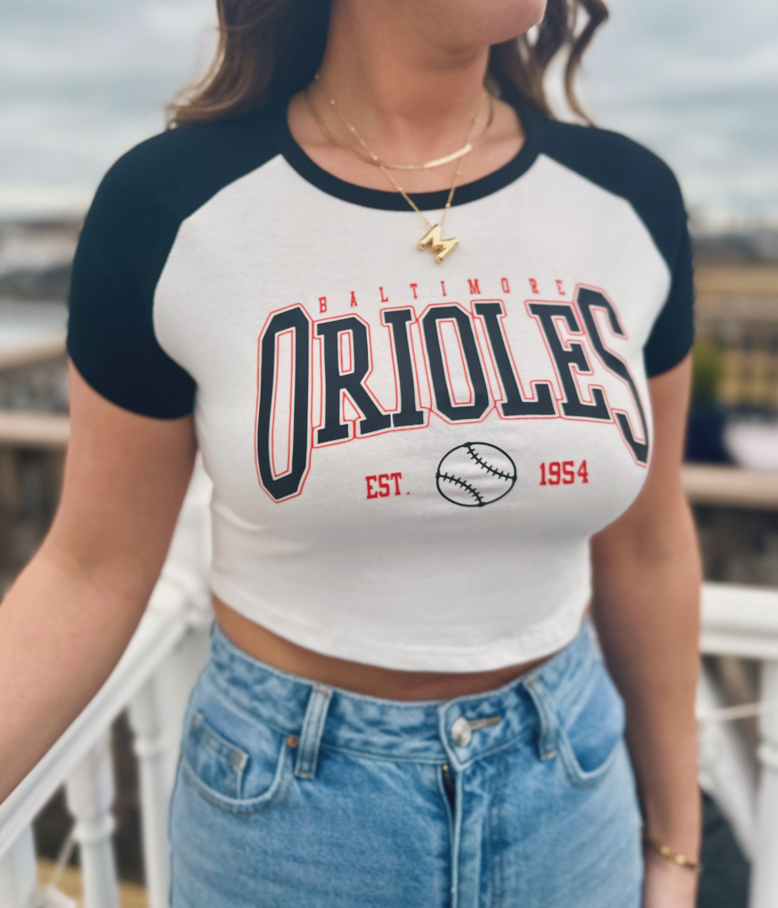 Orioles t shirts for women clearance