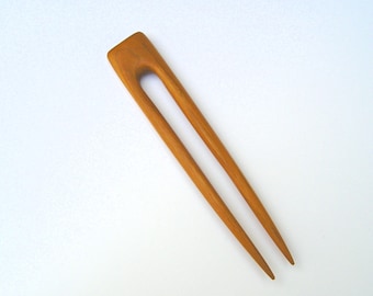 Hair Fork (Hand Carved Cherry Wood)