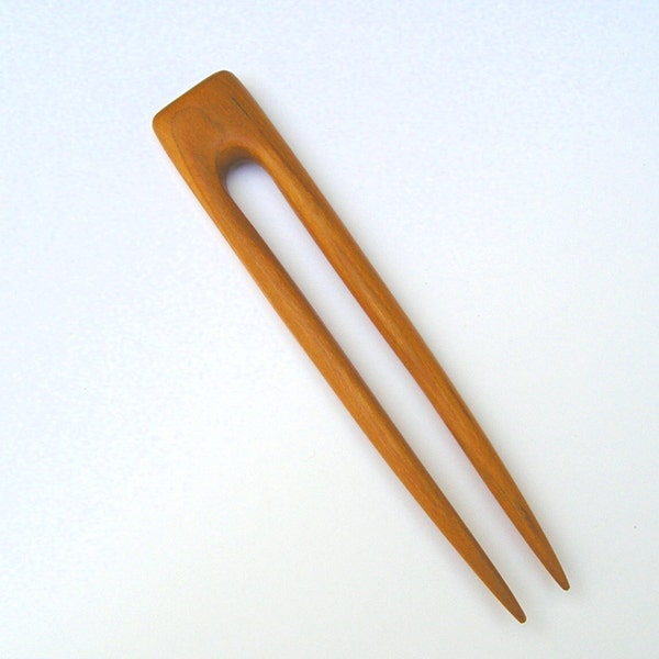Hair Fork (Hand Carved Cherry Wood)