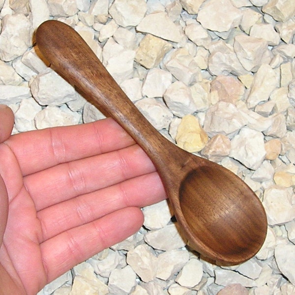 Walnut  Wood Coffee Scoop ( Medium Length )