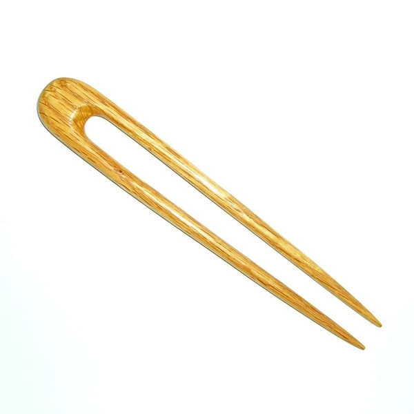 6 1/2" Red Oak Hair Fork (Round Top)