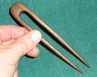 Walnut Hair Fork (Round Top)