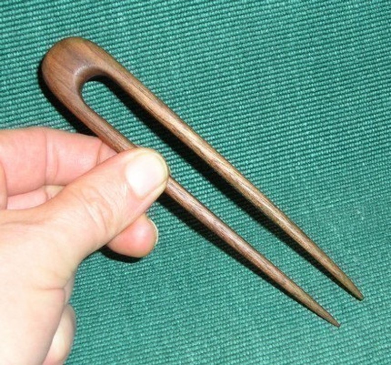 Walnut Hair Fork Round Top image 1