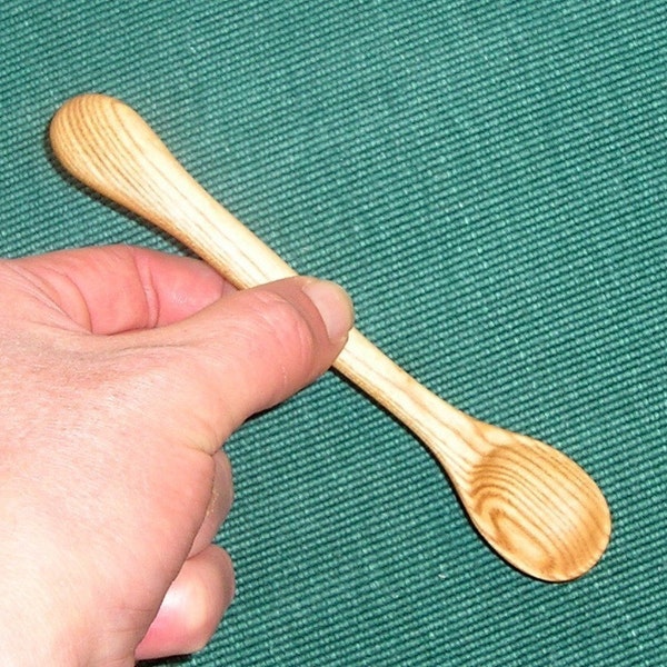 Lil Loggers Baby Spoon (Hand Carved Hickory)