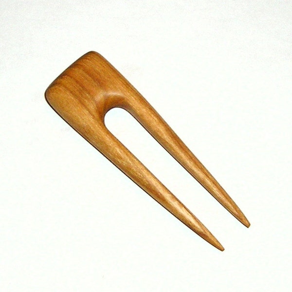 Stubby square top Cherry  hair fork