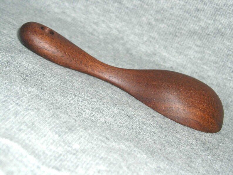 Walnut Coffee Scoop small One Teaspoon Size Etsy