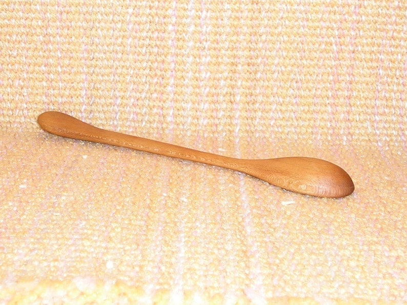 Babys First Spoon hand Carved Cherry Etsy