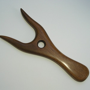 Hand Carved Walnut Lucet