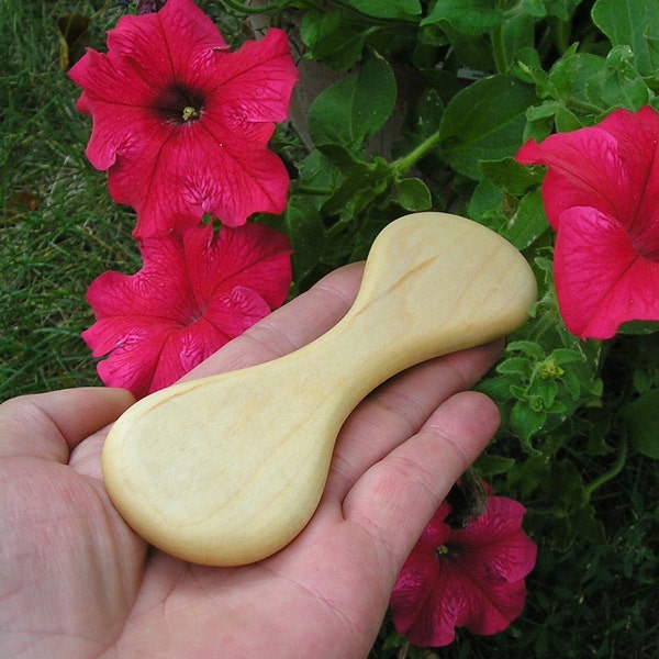 Baby Teething Toy (Hand Carved Maple Wood)