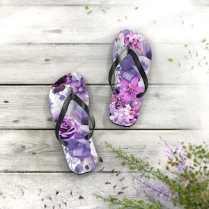 Provence Flip Flopspastelowe kolory japonek, kwiatowe japonki, letnie sandały, japonki, letnie kapcie