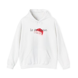 Joly Santa Unisex Heavy Blend™ Hooded Sweatshirt christmas holiday sweatshirt sant sweatshirt christmas lovers  santa claus  sweatshirt