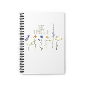Cuaderno espiral Let's Write: cuaderno de tapa blanda con líneas rayadas, citas inspiradoras, diario con espiral, cuaderno diario