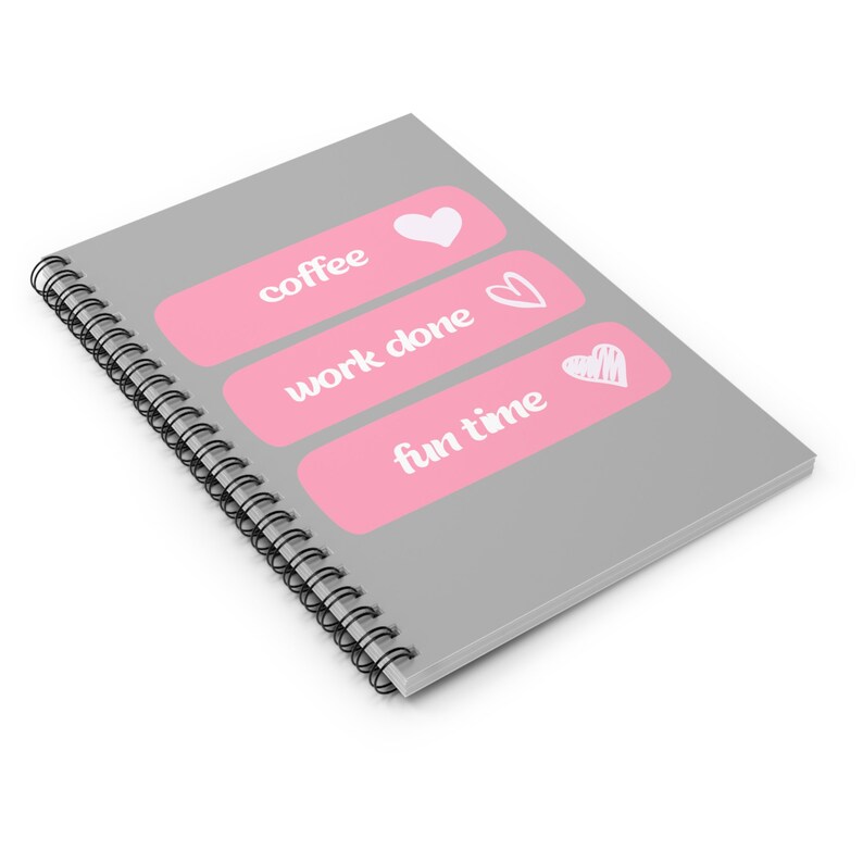 travelers notebookInspirational Spiral Notebook – for school, university,gift, quotes, lists, writing lover, blogging, fun image 3