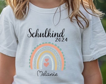 T-Shirt zur Einschulung, Schulkind 2024, Einschulung Shirt Kind