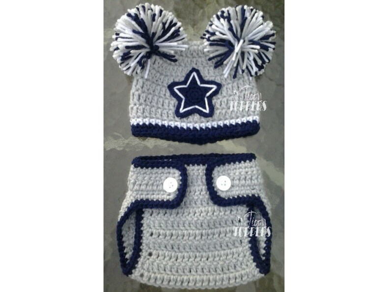 crochet dallas cowboy hat