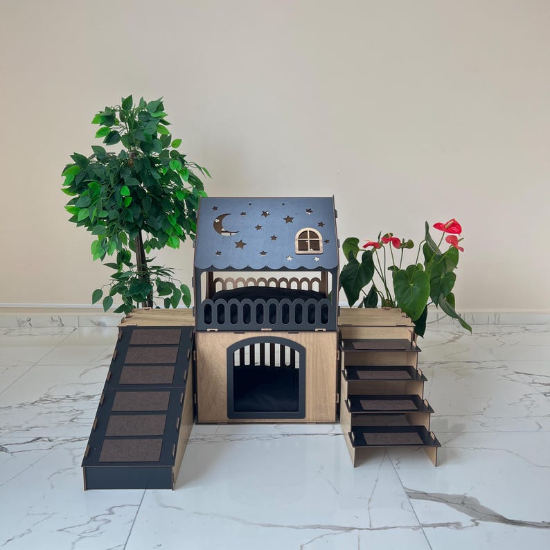 Multipurpose Rabbit House Hay Feeder Bunny Furniture Extra Large Photo Inspiration