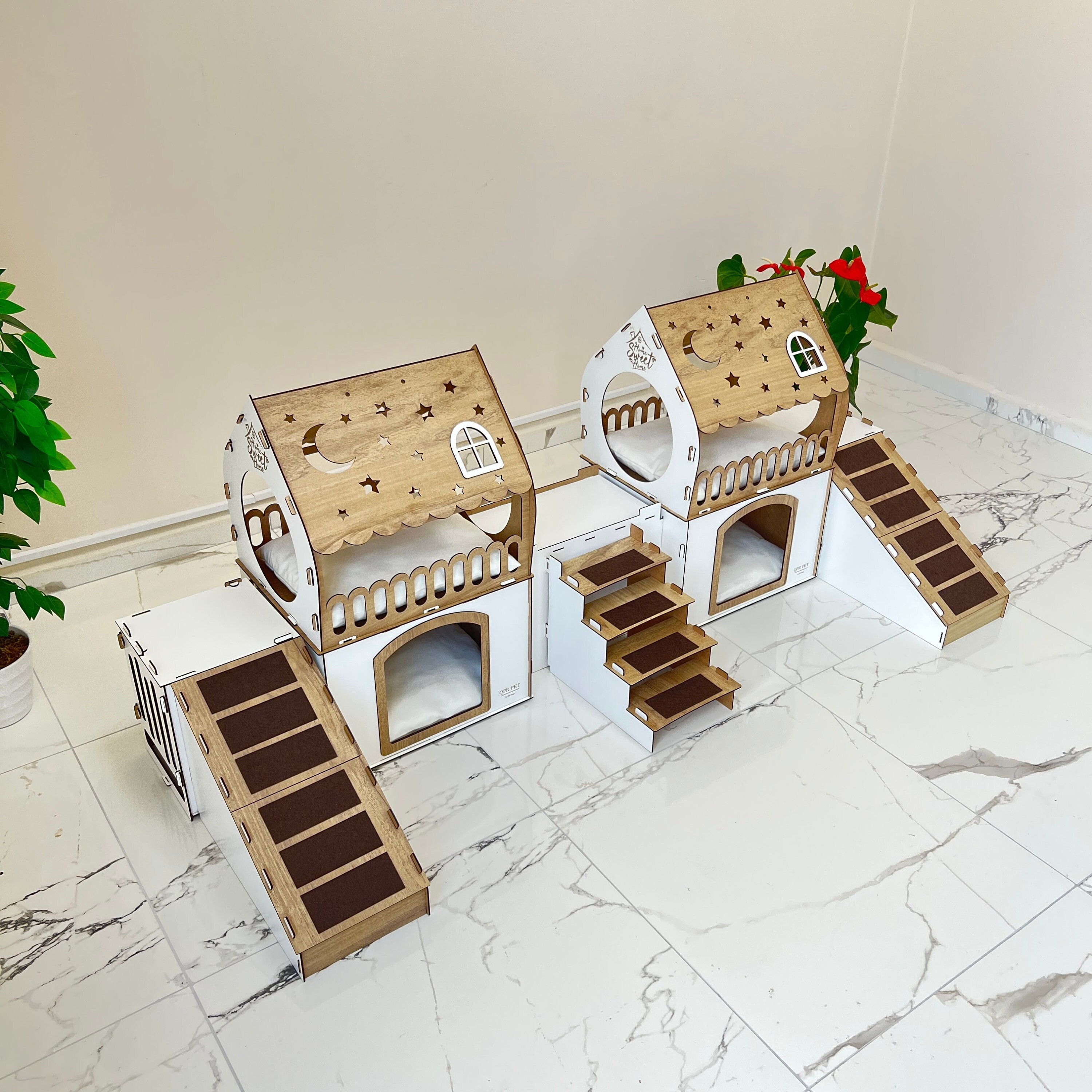 Two story dog house - Etsy 日本