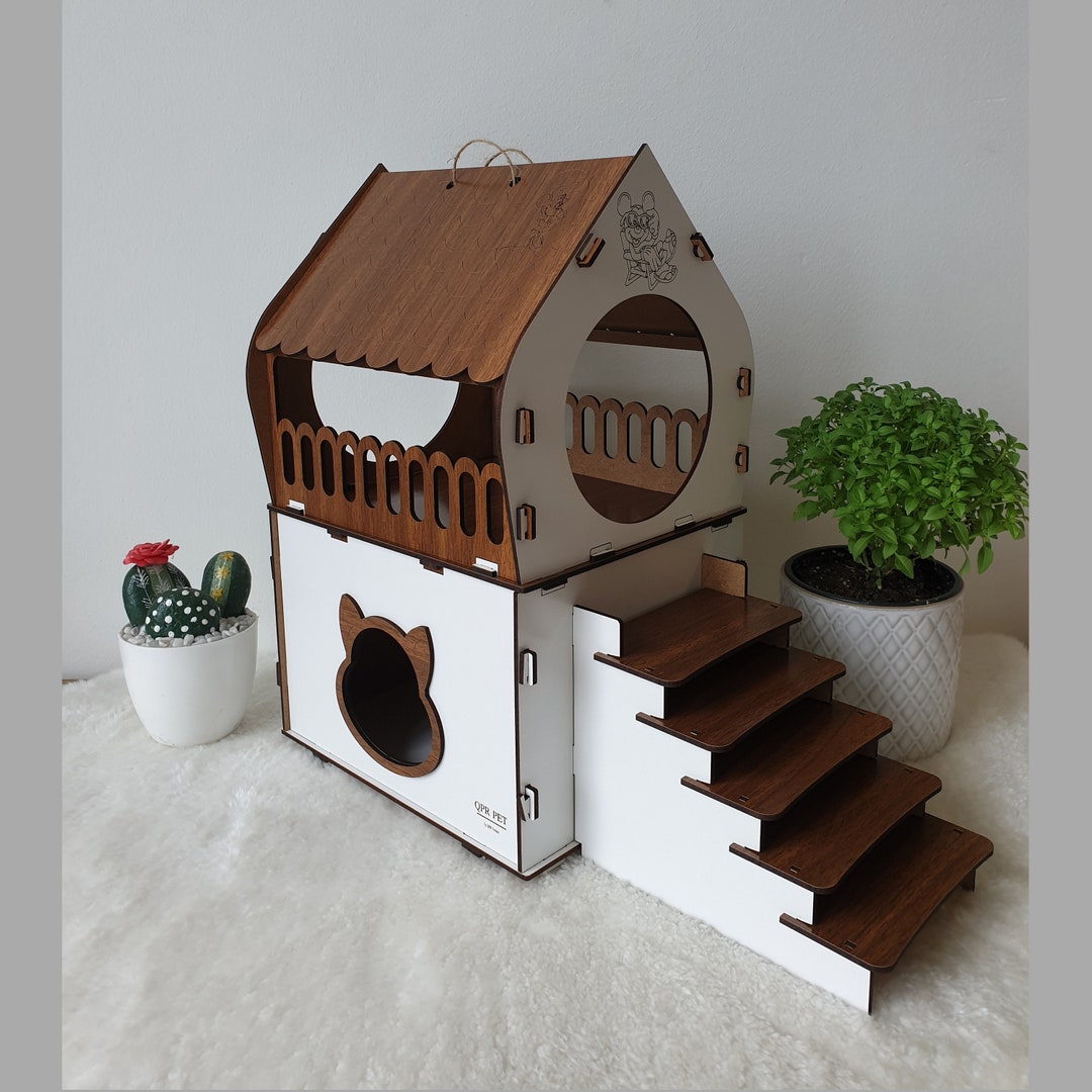 Wooden Hamster House, Guinea Pig House, Modern Guinea Pig Hamster House