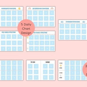 Editable Kids Daily Routine Cards | Daily Visual Schedule | Chore Chart ...