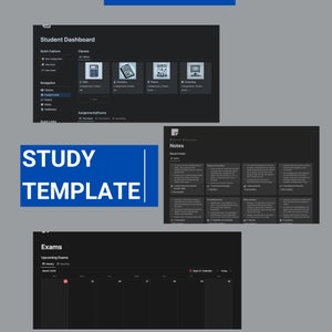 Notion Student Dashboard For Maximising Productivity