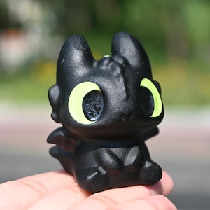 2.2&#39;&#39;Natural carved Obsidian dragon, Crystal dragon, Quartz crystal,Home decor,Crystal collect,Crystal gift,Crystal healing