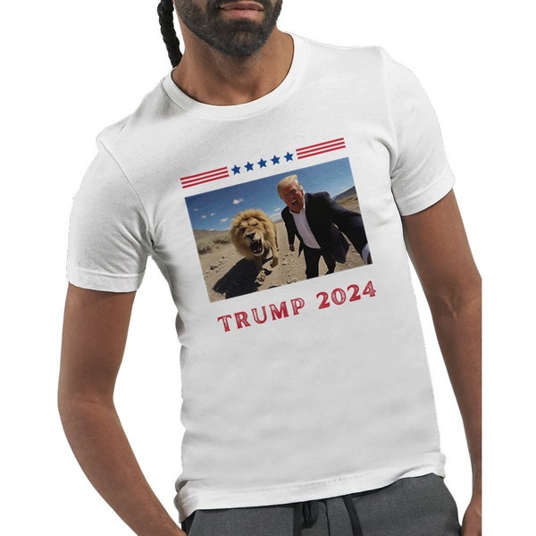 Trump-Inspired Leadership Lion Tee - Unleash Strength & Courage