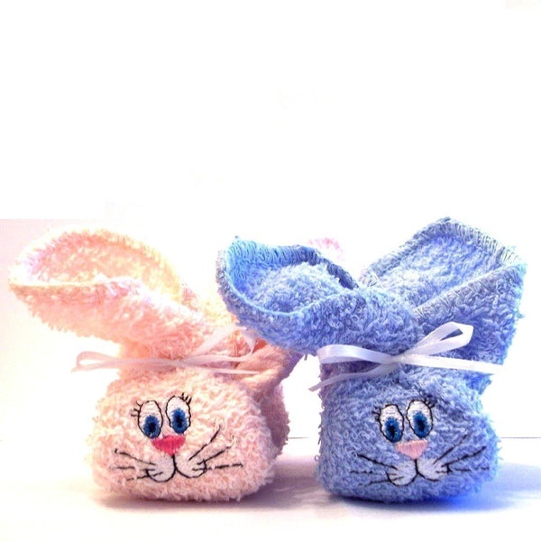 Embroidered Boo Boo Bunnys - Great Shower Gift