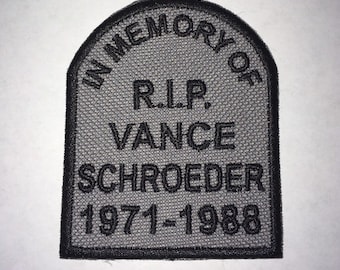 Tombstone Memorial patches