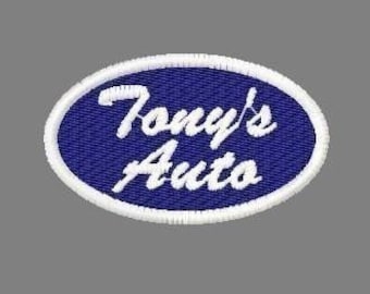 Custom Oval Name Patches - for you to personalize.