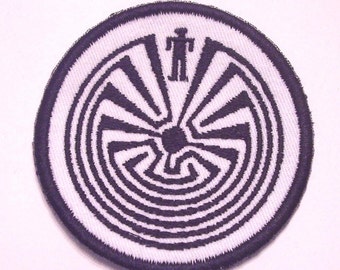 Man in the maze 3 inch embroidered patch