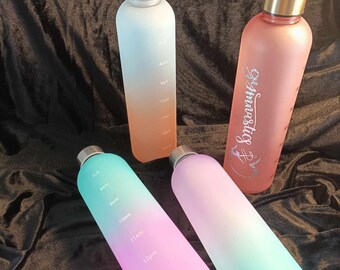 Customizable gymnastics water bottles