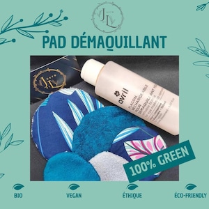 Washable makeup remover pad