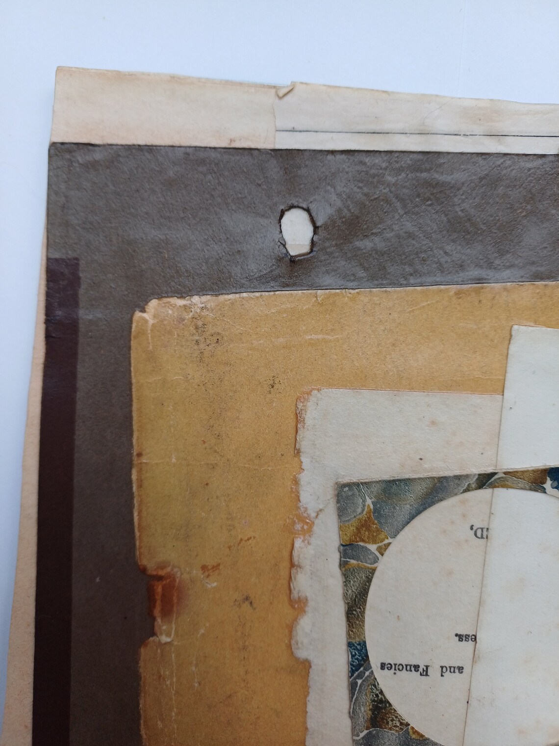 Original Collage Art, Vintage Papers, Mixed Media, Handmade - Etsy