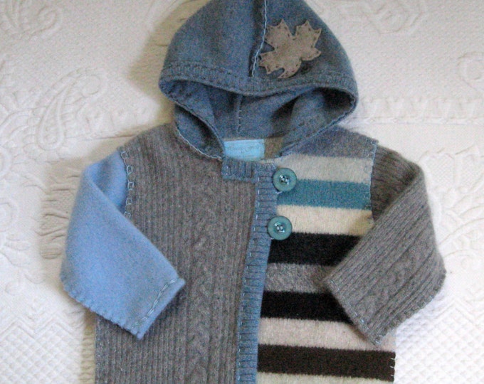 RON Baby Hoodie Made From Recycled Materials 367 Silver Lining - Etsy