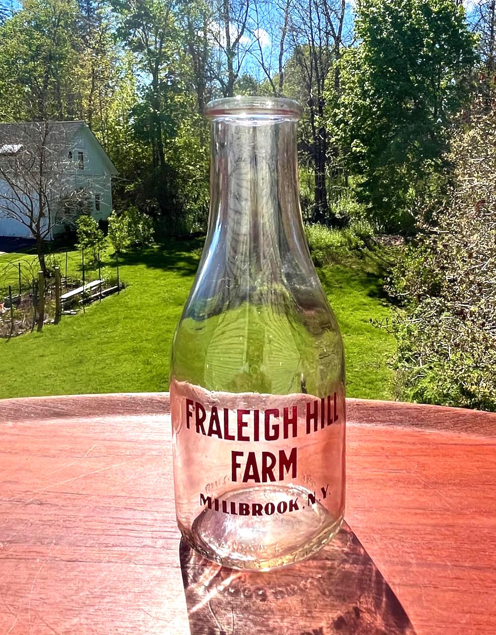 Dairy Farm Milk Glass Bottle - Etsy