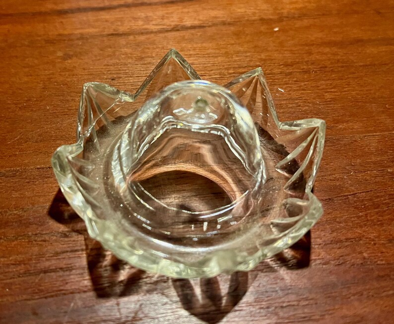 Pinhole Crystal Rare 1800s Crystal Decanter Topper, Decanting Crystal, Pinhole Decant ...