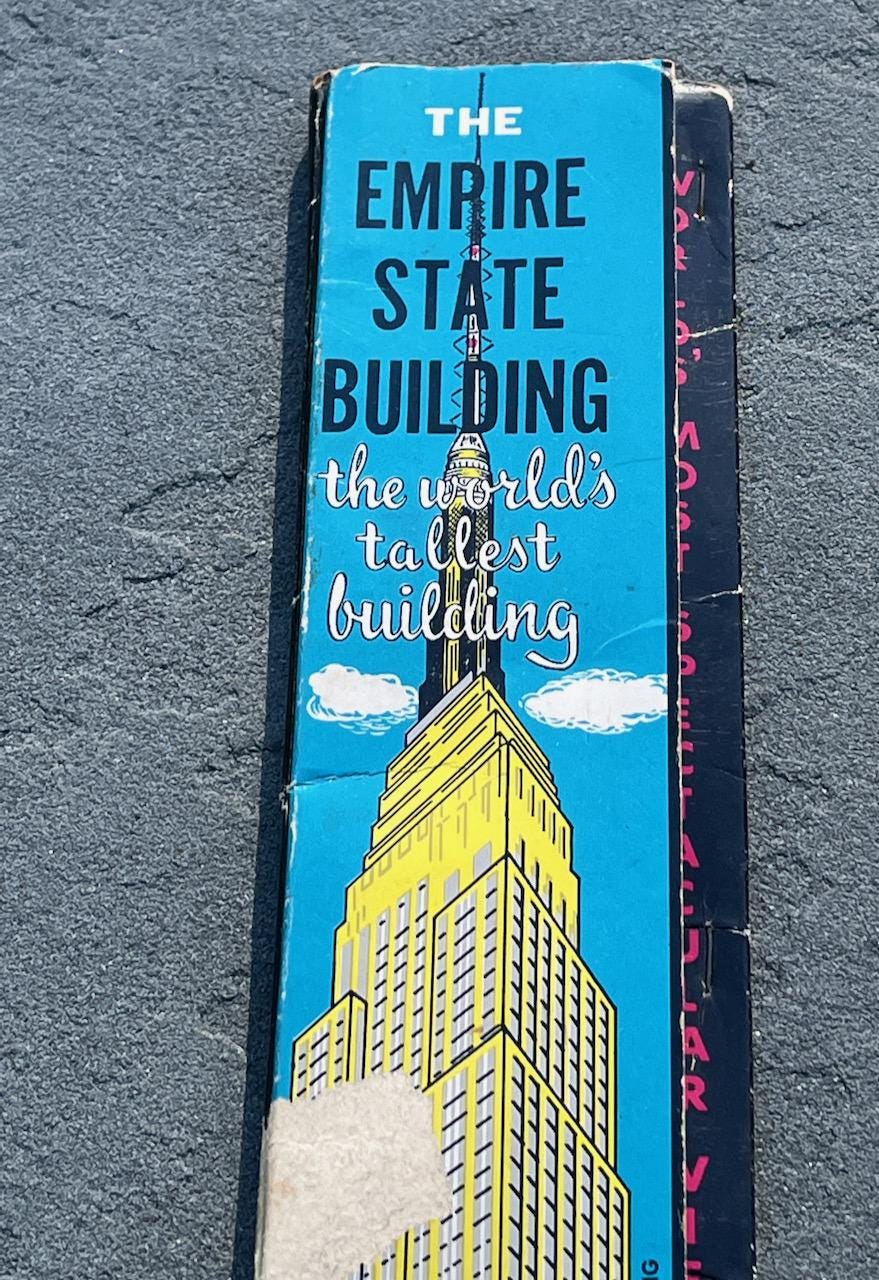 Vintage Empire State Building Souvenir - Etsy