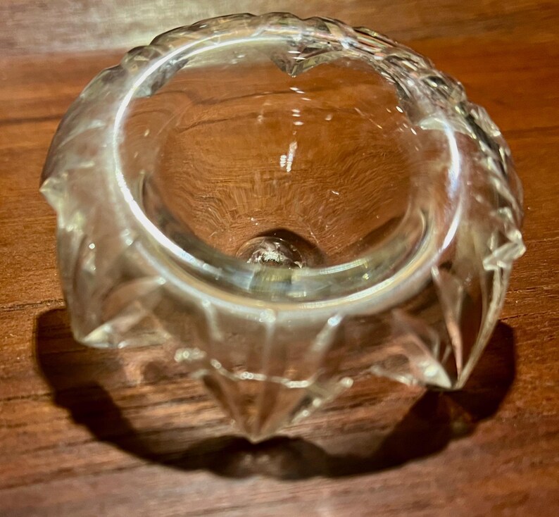 Pinhole Crystal Rare 1800s Crystal Decanter Topper, Decanting Crystal, Pinhole Decant ...