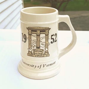 UVM Mug 1952, University of Vermont MUG, Alpha Epsilon Phi, Holder Mug Co., Vintage Uvm Mug, Sorority AEP, Vintage Beer Stein, Uvm Beer Mug