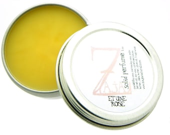 Perfume Solid for Women - Et Une Rose 1 oz  by ZAJA Natural -Vegan