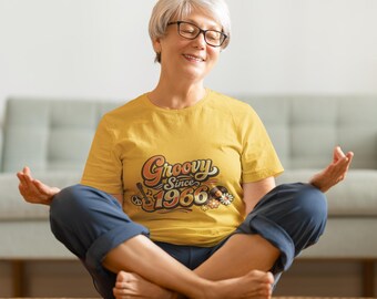 Groovy since 1966 tee for 60 birthday