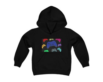 Gamer Kids Hoodie Youth Heavy Blend Hooded Sweatshirt