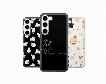 Custodia per gatti per animali domestici per Samsung Galaxy S24 S23 FE S22 Pro S21 Ultra A25 A15